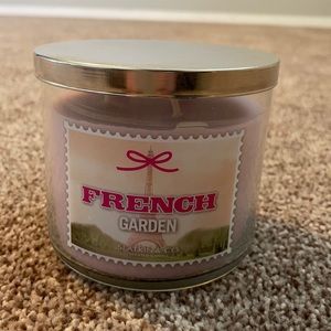 Bath and Body works 3 wick candle “French Garden”